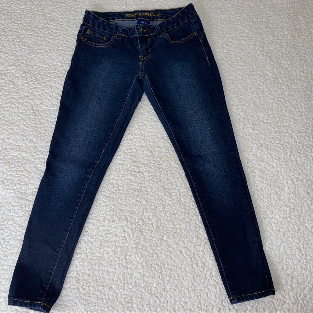 Blue Asphalt Skinny Jeans - Picture 2 of 8